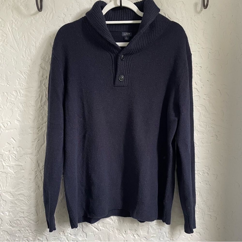 J. Crew Men’s Shawl Collared Sweater | Size L